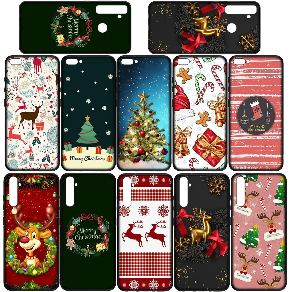 Etui na choinkę dla Xiaomi Poco C50 C55 C51 C65 X6 X3 NFC GT X4 M4 M5 C40 F3 F6 F5 Pro 5G miękkie etui