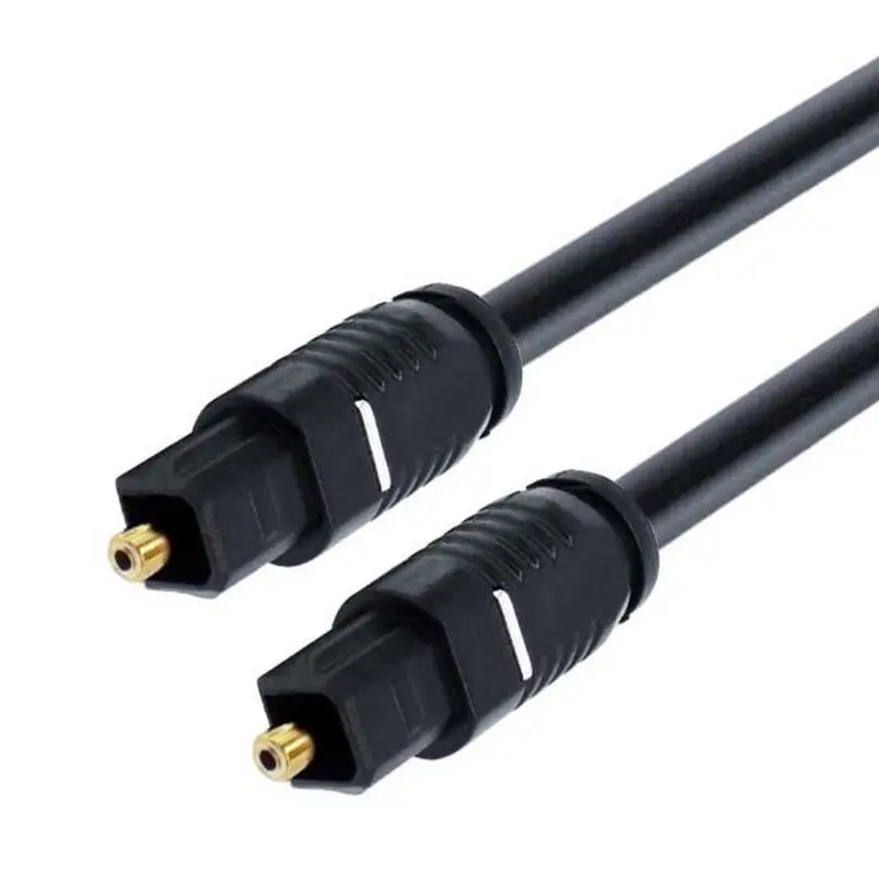 Cable de fibra óptica Digital Toslink, Cable de Audio, codo de ángulo de 90 grados