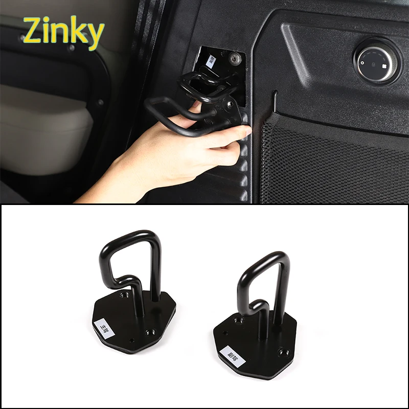 

x2 Metal Car Rear Seat Backrest Adjustment Bracket Suitable for Land Rover Defender 110 2020+ Accessories