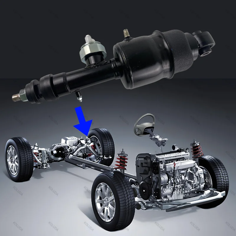 KOLUDA Rear Left Hydraulic Suspension Shock Strut for Infiniti QX56 QX80 RWD Air Shock Absorber 56211-1LA4A E6211-1LA7A