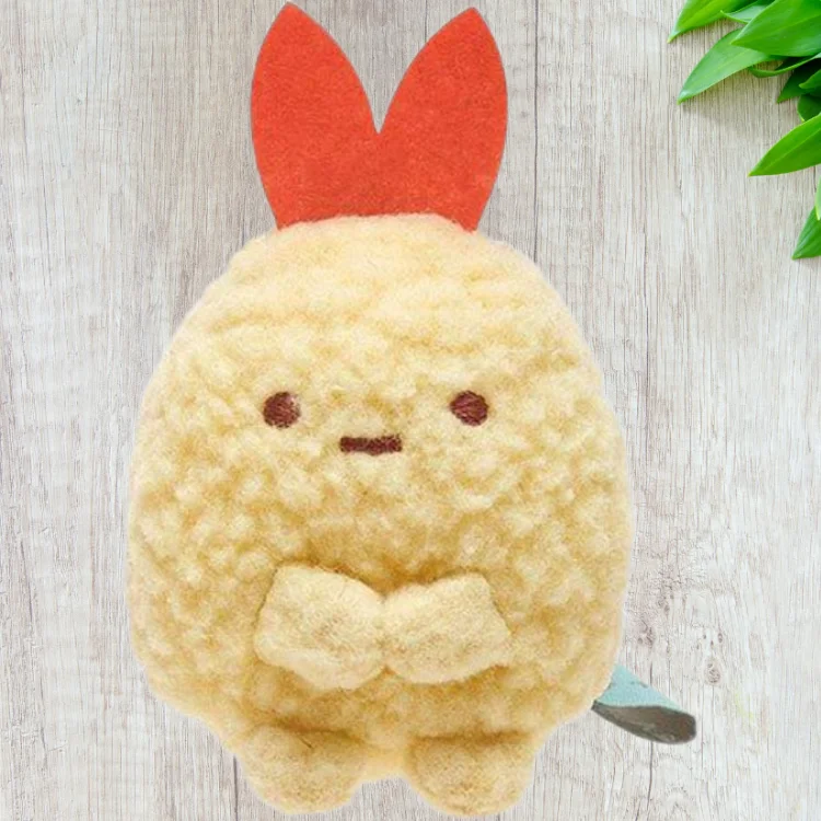 SAN X Corner Creatures, Fried Shrimp Dolls Plush Doll Height Approx. 5.5cm 20250513134015013741871398912