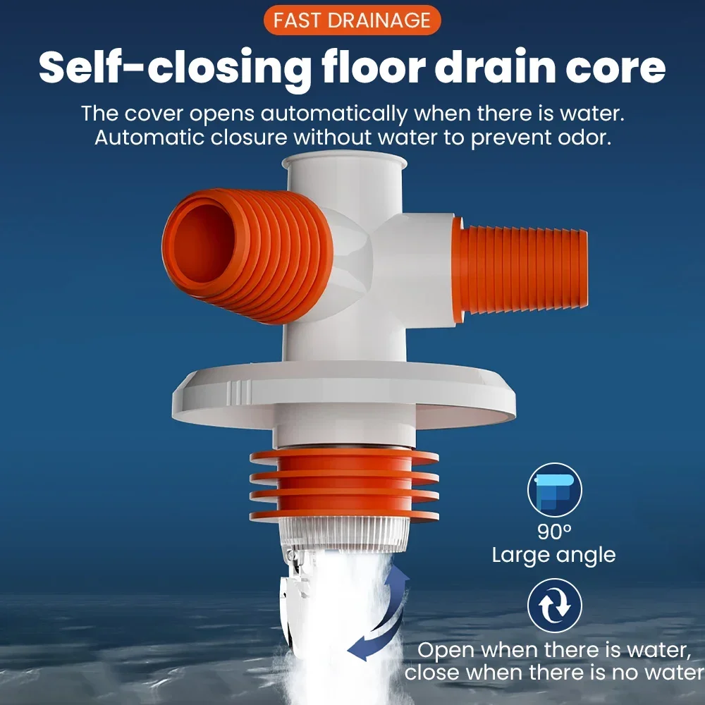 Waschmaschine Boden Abflussrohr T-Stück 2 in 1 Deodorant Waschmaschine Abwasser becken Waschbecken Winkel bogen Rohr verbinder Bad zubehör