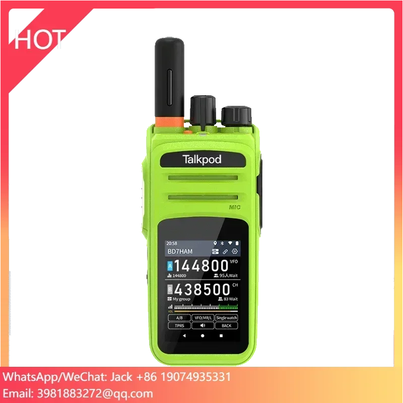 Talkpod New Public Network Radio N58Plus Android Walkie Talkie With 2.4inch Touch Screen Linkpoon Type C Charging