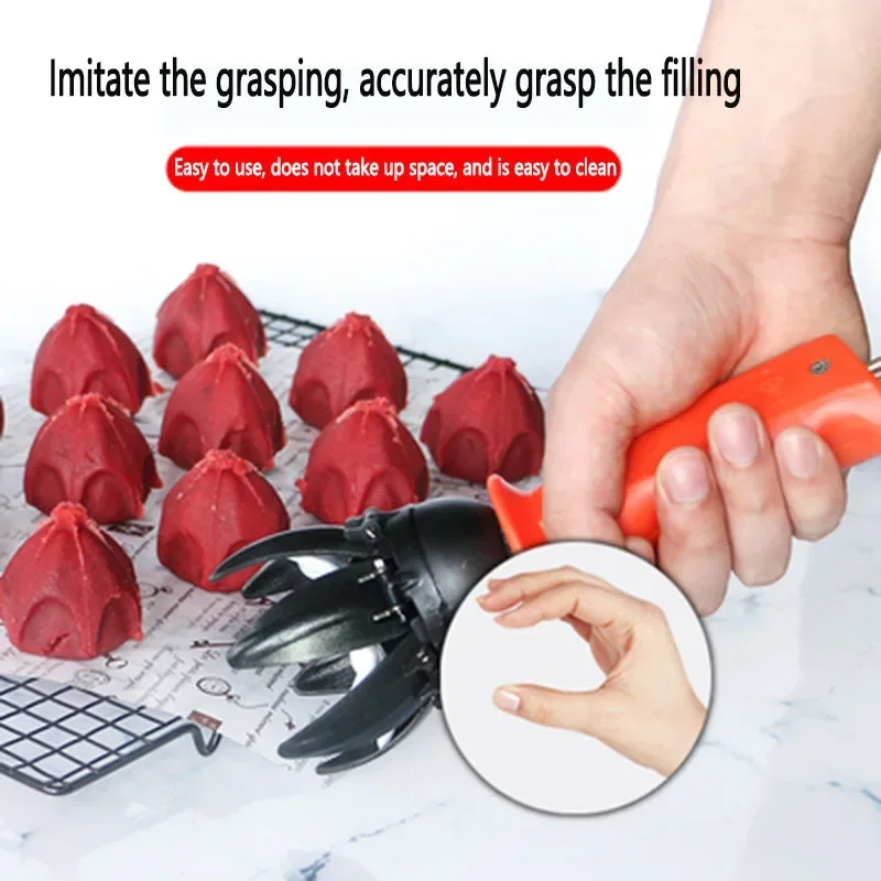 الأجهزة المنزلية آلة تعبئة كعك القمر قالب كرات اللحم اكسسوارات المطبخ آلة تعبئة كرات اللحم متعددة الوظائف