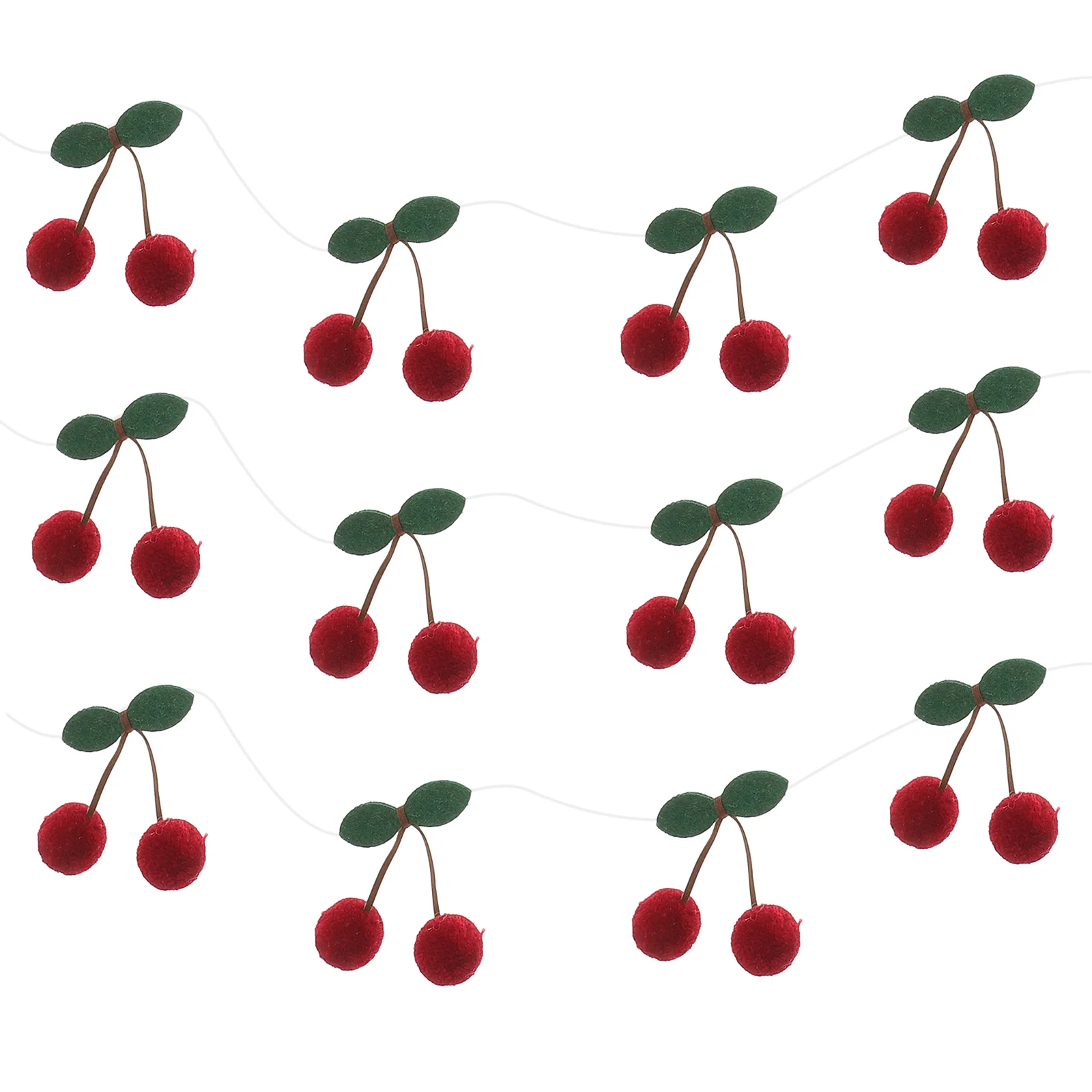 Bayberry Ball String Ornament Fake Ice Cream Party Decorations Banner Simulation Fruit Model Waxberry Strawberry