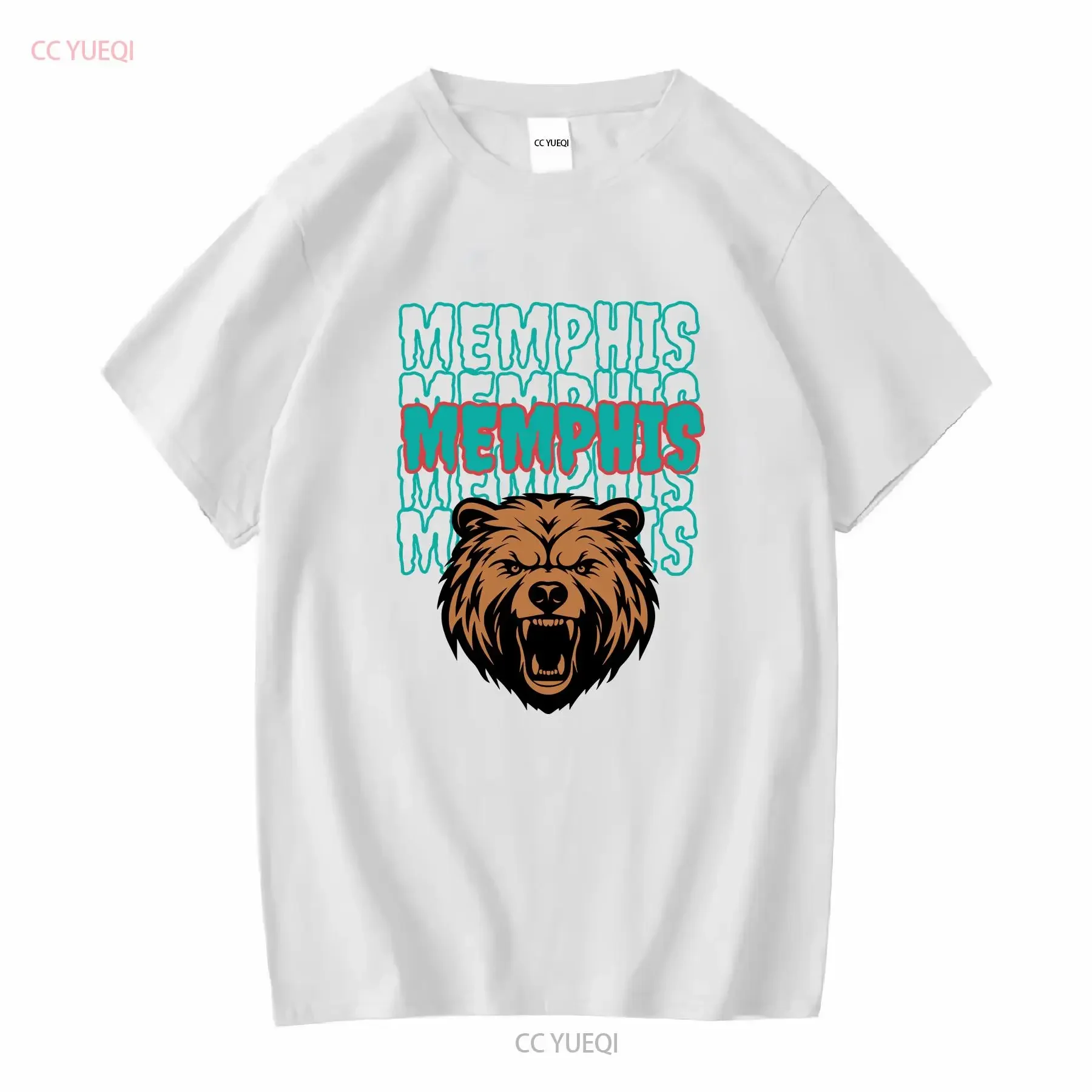 تي شيرت كلاسيكي لفريق كرة السلة ممفيس Grizzlies هدية مثالية كبيرة الحجم لمحبي الأكمام الطويلة أو القصيرة عتيقة مغسولة للجنسين