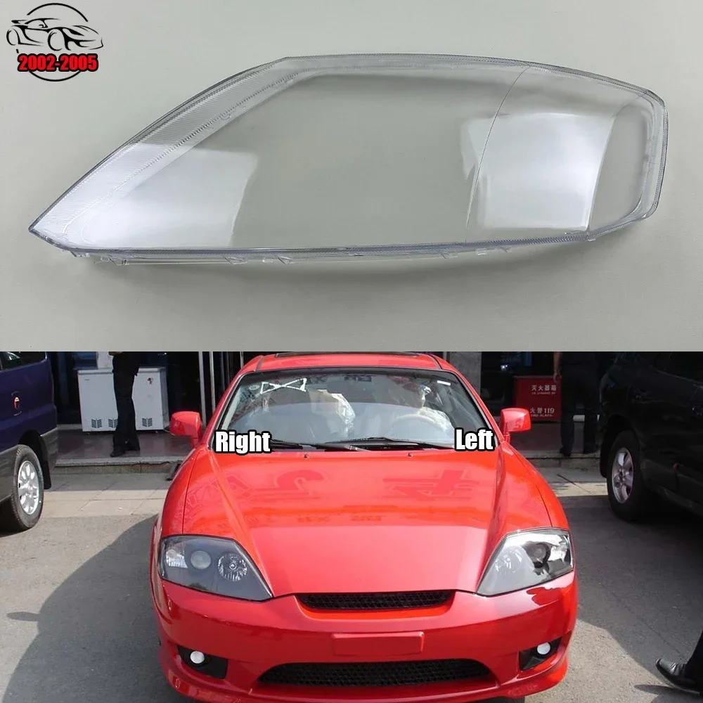 

For Hyundai Hyunori Coupe 2002-2005 Headlamp Cover Lamp Shade Lamp Headlight Shell Lens Plexiglass Replace Original Lampshade