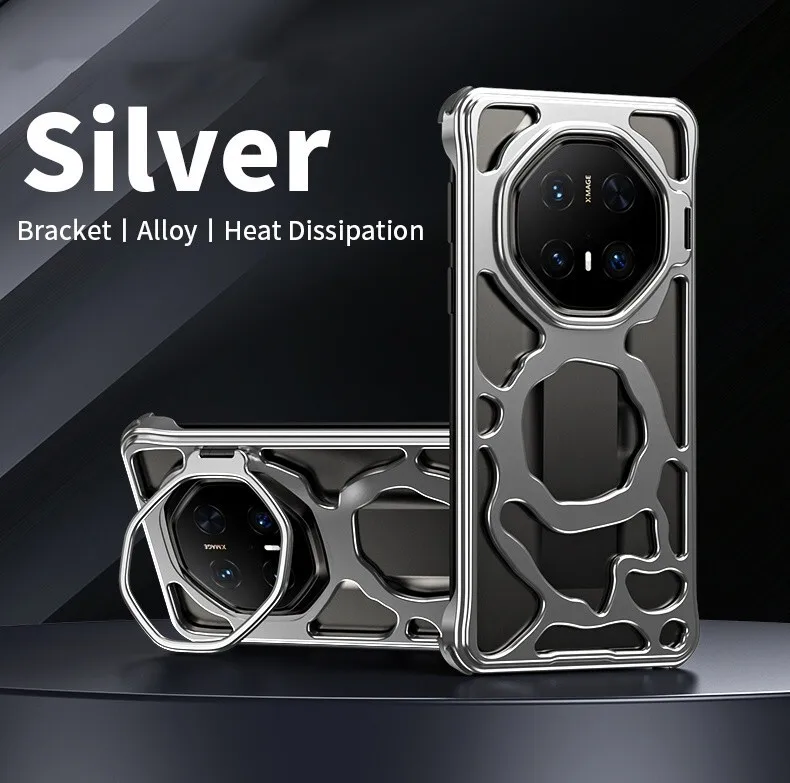 For Huawei Mate80 70 60 Pro 70 60 RS Case Aluminum Metal Hollow Bezel Invisible Camera Lens Holder Auspicious Clouds Alloy Cover