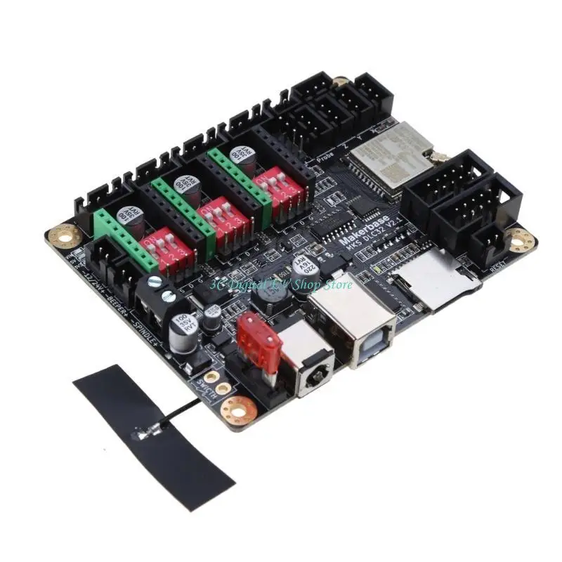 E74D for Makerbase MKS DLC32 V2.1 Motherboard GRBL 32bits Offline Controller TS35-R Touchscreen LCD for 3D Engraver