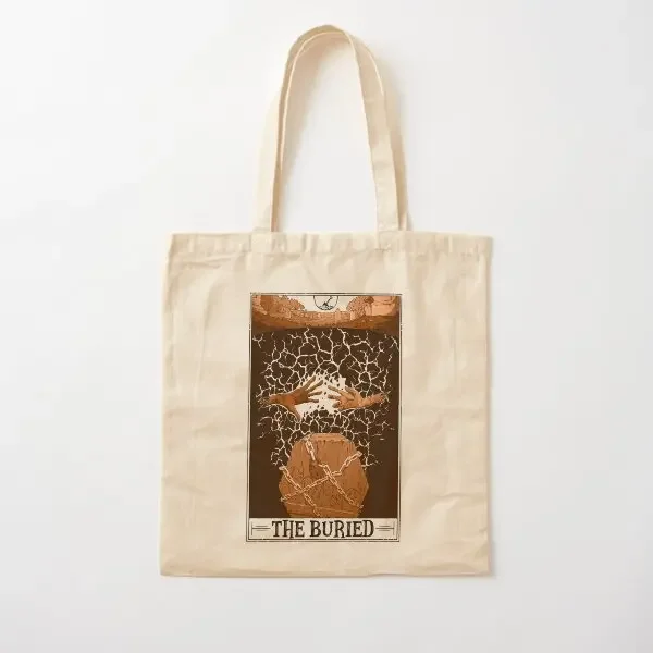 

The Buried Tarotesque Light Cotton Canvas Bag Handbag Unisex Women Grocery Travel Foldable Ladies Casual Tote Designer Fashion