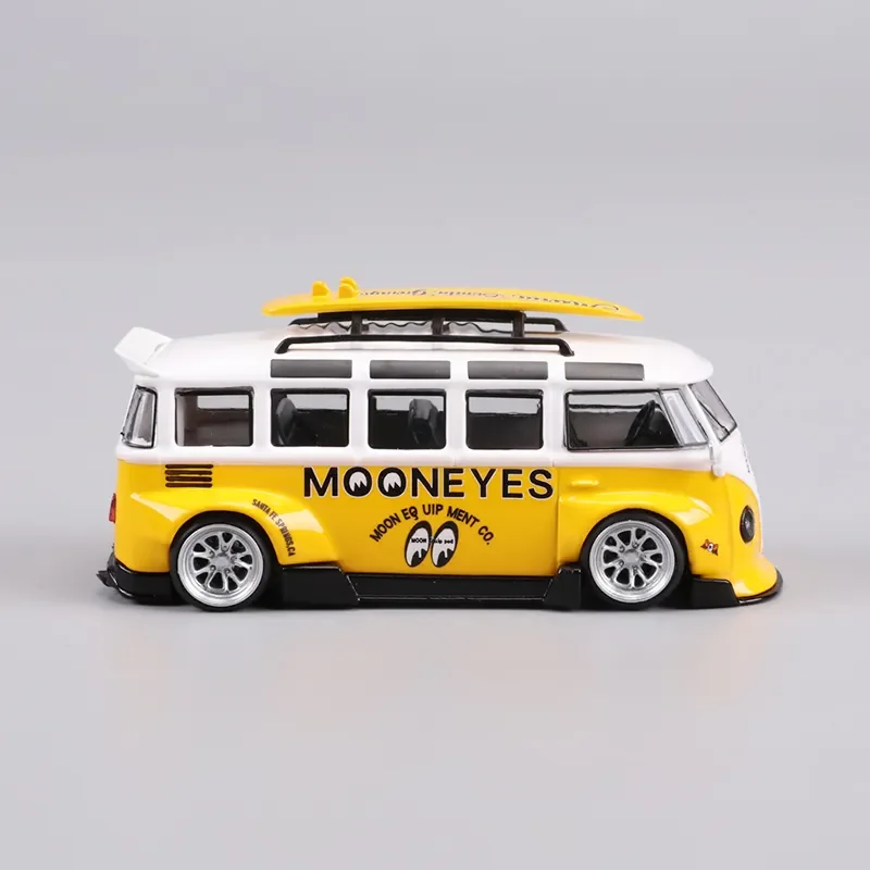 LF 1/64 RWB T1 BUS Simulation Die casting Alloy Car Model Crafts Decoration Collection Toy Tools Gift