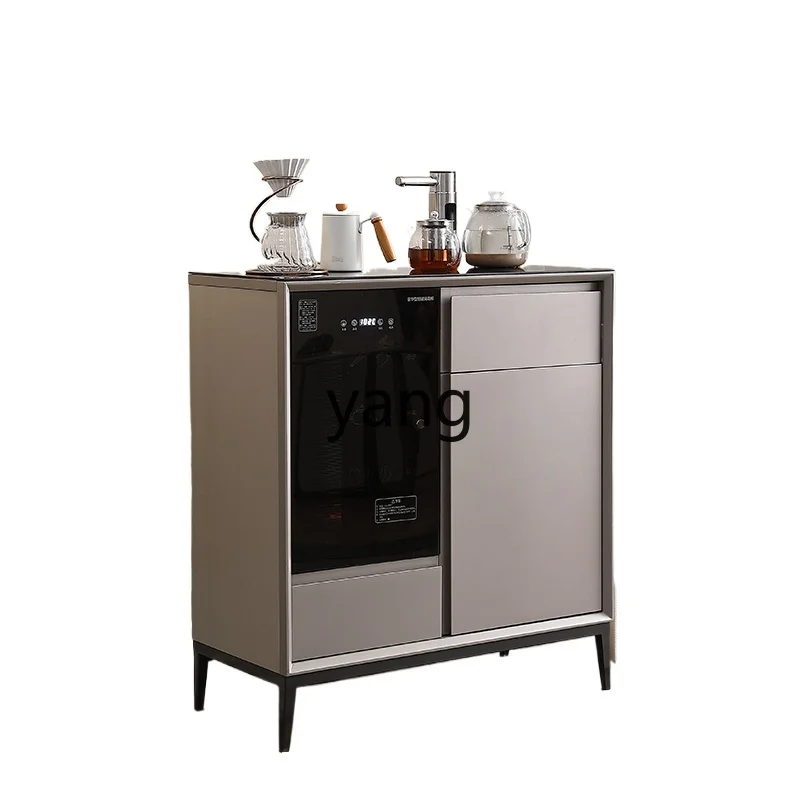 

xyy light luxury intelligent solid wood tea bar machine household cabinet integrated cabinet with disinfection