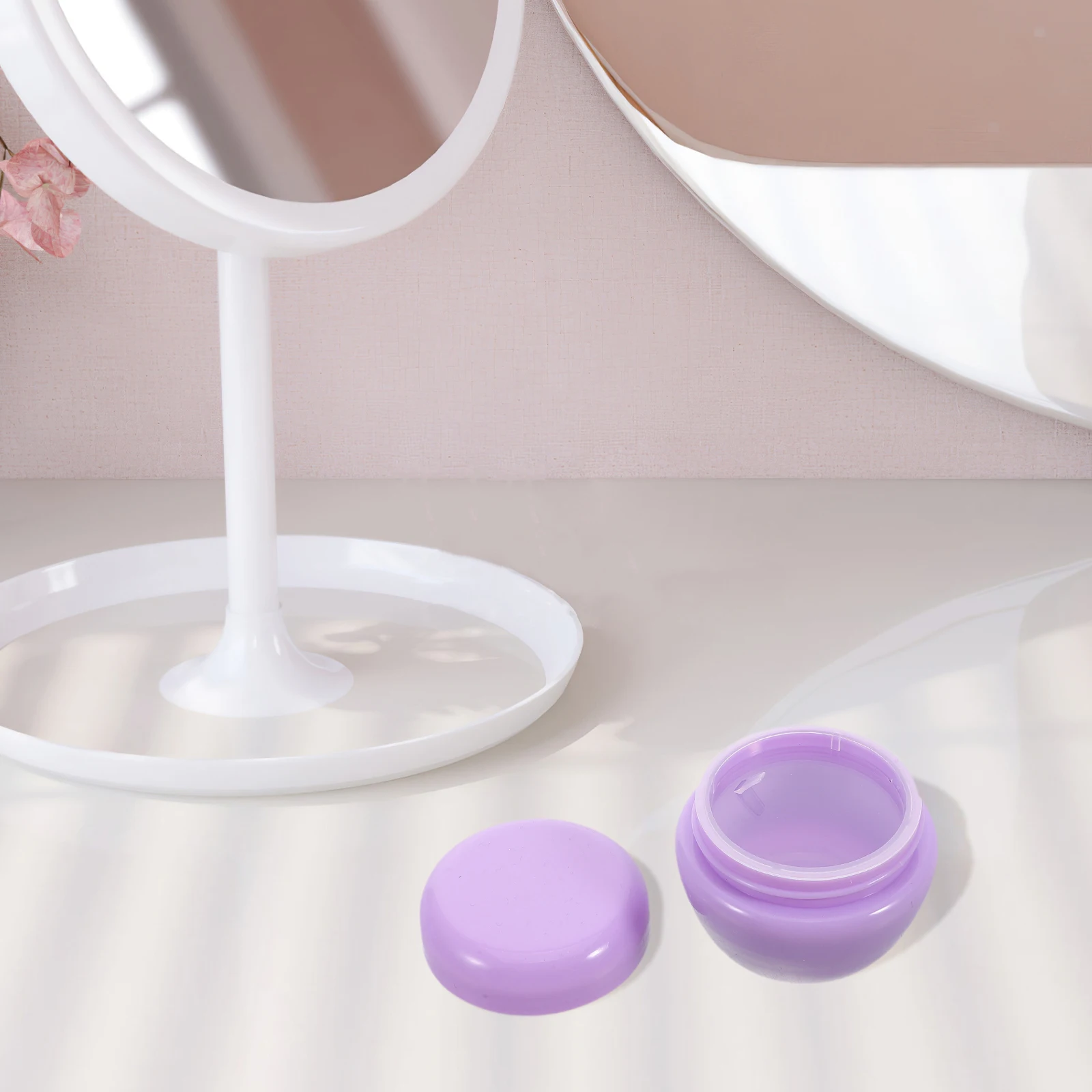 

12 Pcs Mushroom Shape Cream Bottles Empty Sift Proof Containers Packaging Travel Accessories Durable Long Time Use