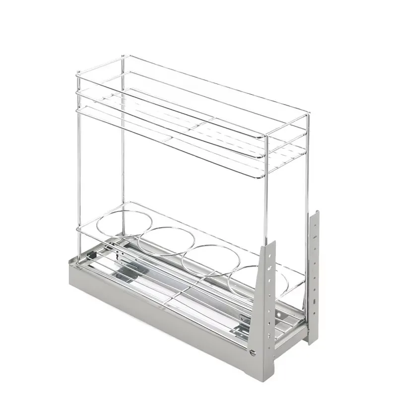 

Modern Stainless Steel Pull-Out Wire Basket Kitchen Storage Accessories for Drawers & Cabinets