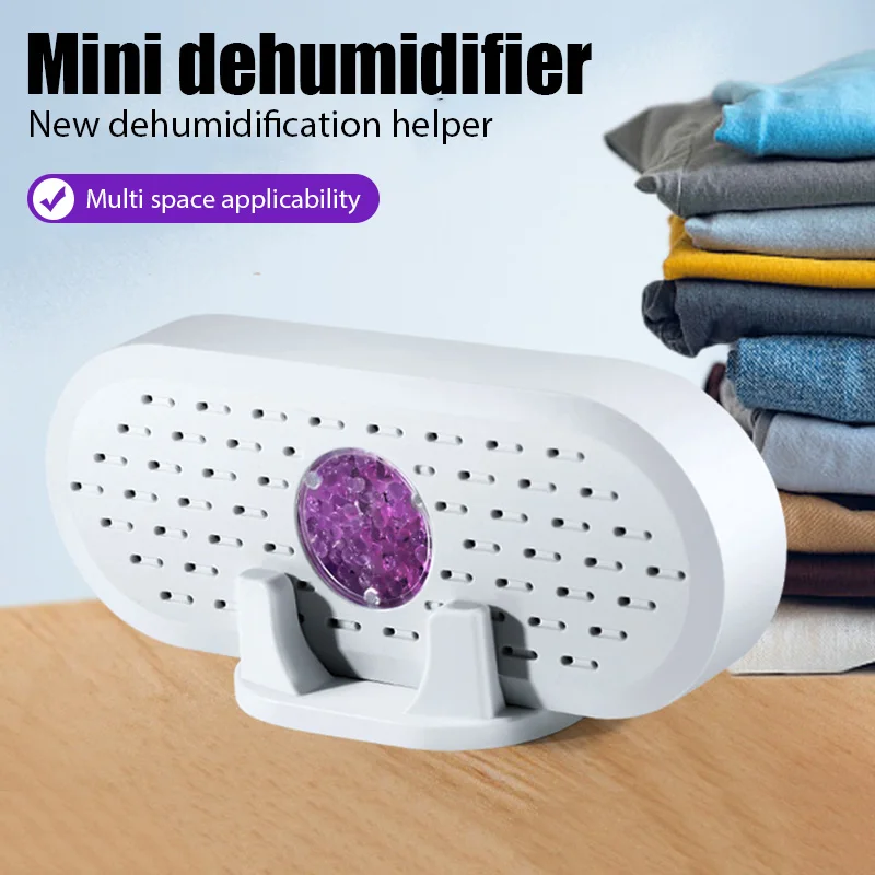 

Portable Dehumidifier Reusable Home Mini Dehumidifier Bedroom Office Closet Shoes Cabinet Moisture Absorber Small Dehumidifiers