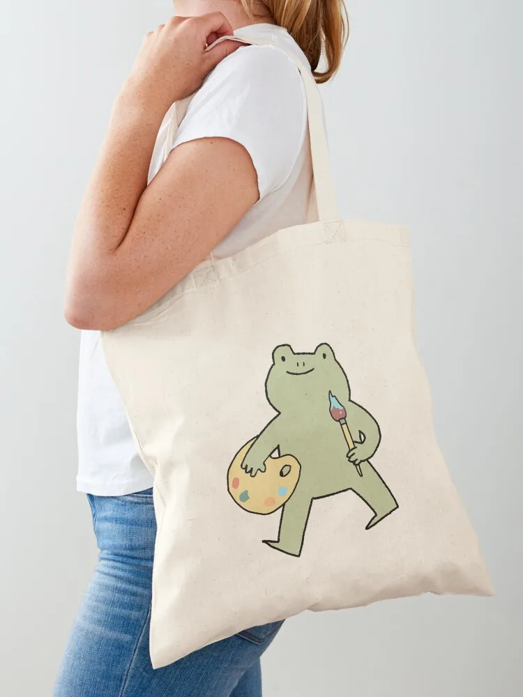 

Frog artist Tote Bag Fabric bag shoping bag tote men's tote university
