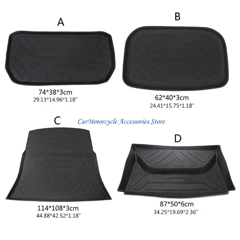 P04D Accessories All-Weather Trunk Mat Hate Parch-Up Hat