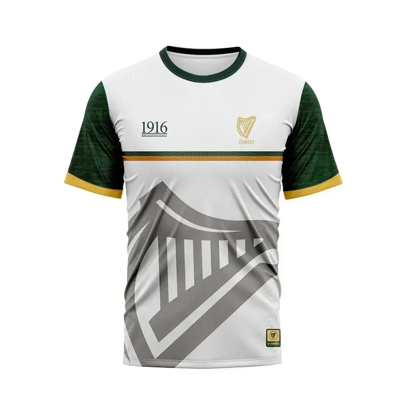 

1916 Jersey Commemorative Football Jersey 3D Printed Men's T-shirt Fitness Training Wear Casual Crew-neck Short-sleeved Breathin
