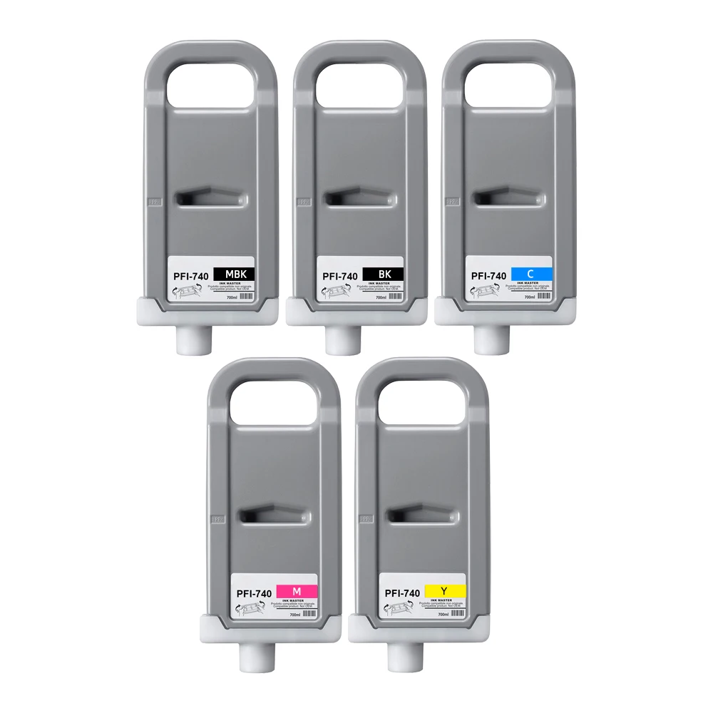 700ML PFI740 For Canon PFI-740 Ink Cartridge With Full Pigment Ink For Canon imagePROGRAF TZ-30000 TZ-32000 Printer Ink Tank