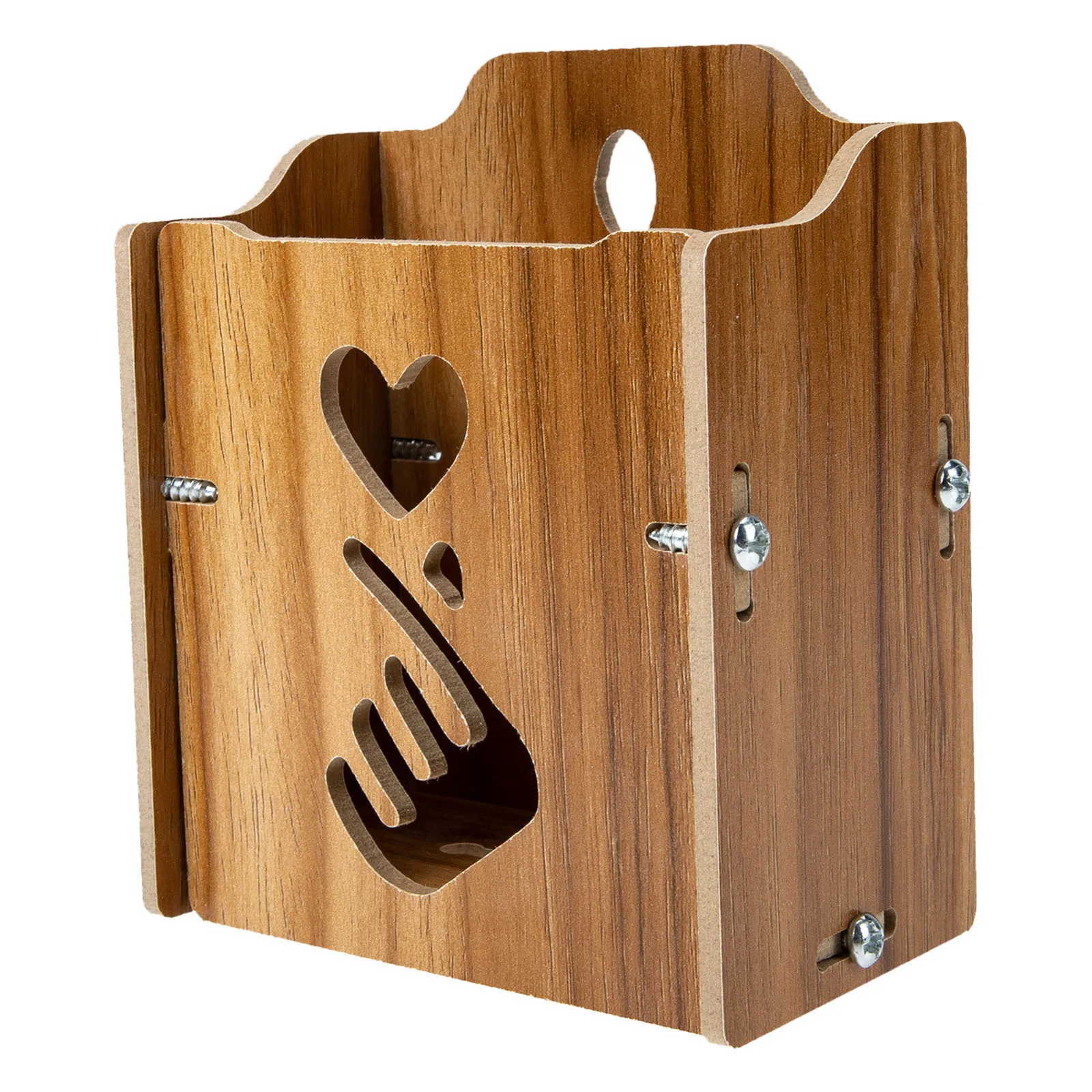 

Remote Controller Holder Wall Mounted Wooden Organizer Phone Storage Rack Practical for Bedroom Living Room