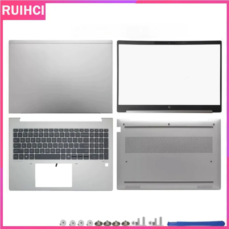 

New For HP Elitebook 660 G11 665 G11 LCD Back Cover Front Bezel Upper Palmrest Bottom Case Keyboard US / UK Palmrest or Bottom