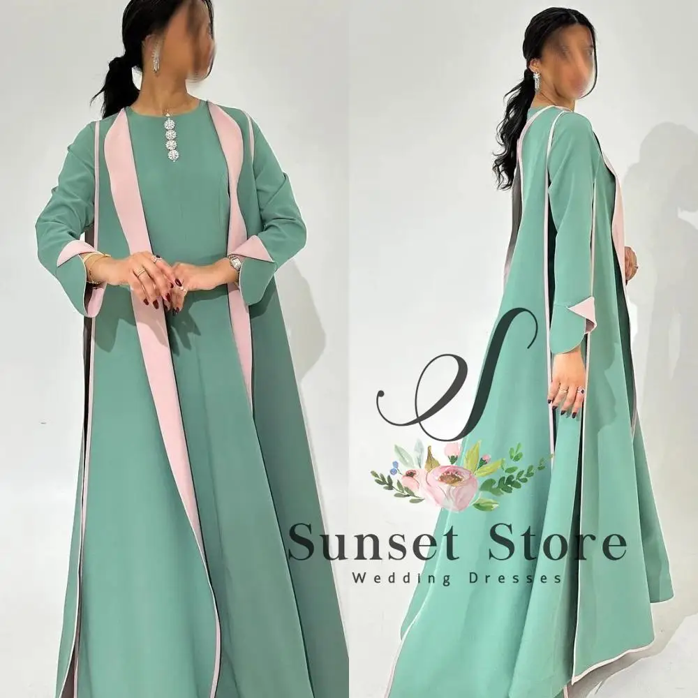 تخصيص الديكور الرسمي سطر س الرقبة مناسبة مخصصة ثوب طويل Es عارضة