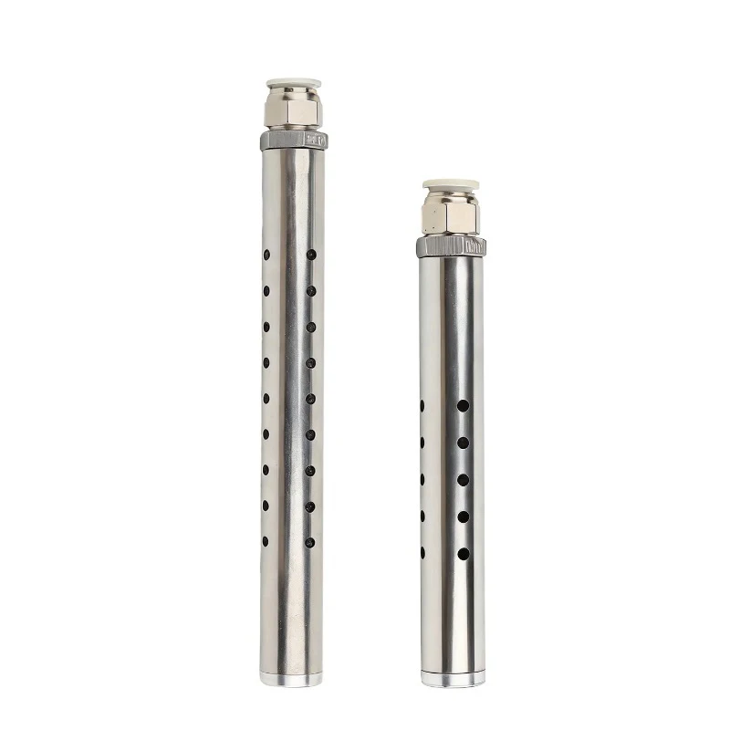 304 stainless steel quick connect pneumatic muffler, solenoid valve and vacuum generator muffler, noise reduction accessories