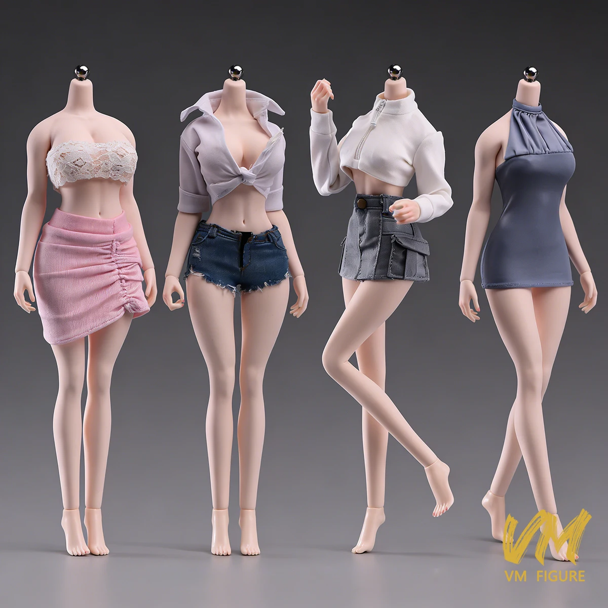 1/6 YM501/2/3/5/6/7/8/610 Woman Super Flexible Seamless Makeup Body Model with Details 12