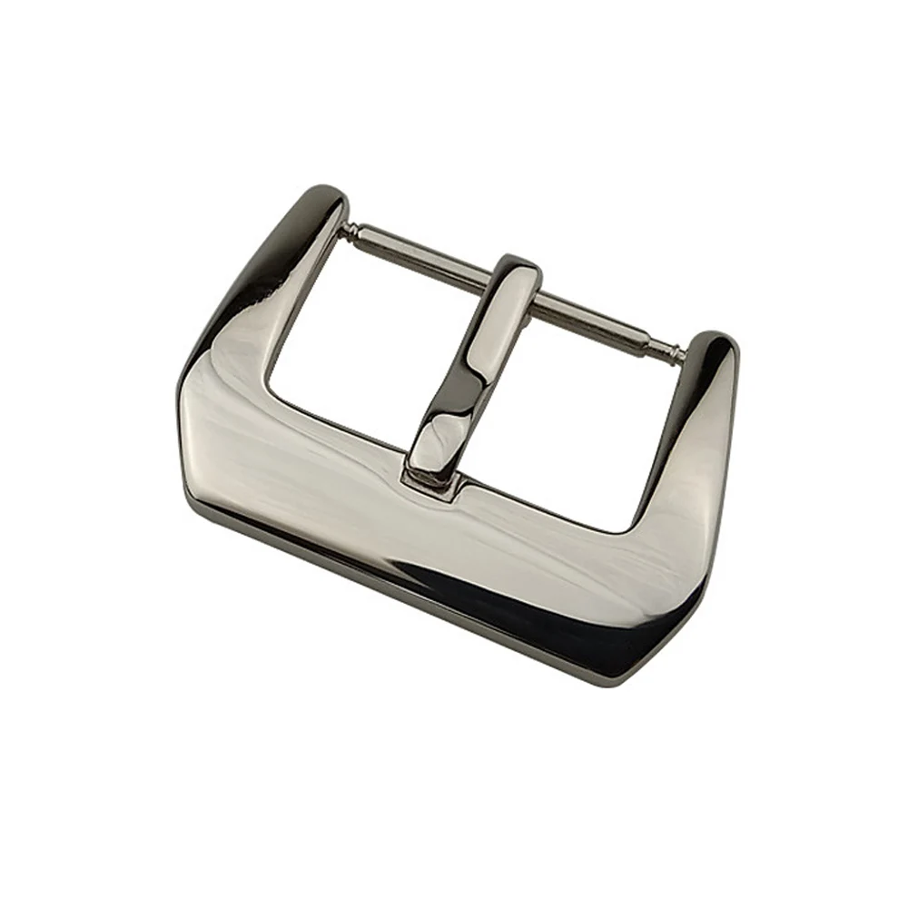 Stainless Steel Watch Buckle 16mm 18mm 20mm 22mm 24mm Men Women Watch Band Universal Polished Brushed Metal Watch Clasp