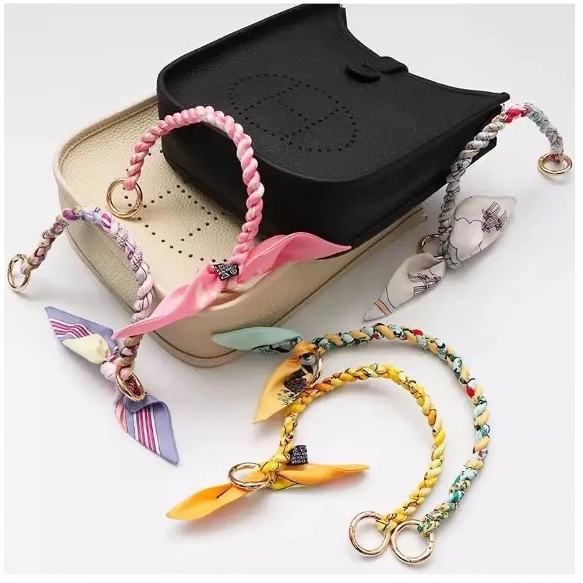 

Fashion Bag Chain Accessories - Silk Scarf & Woven Replacement Straps, Adjustable Handbag Hanging Chains