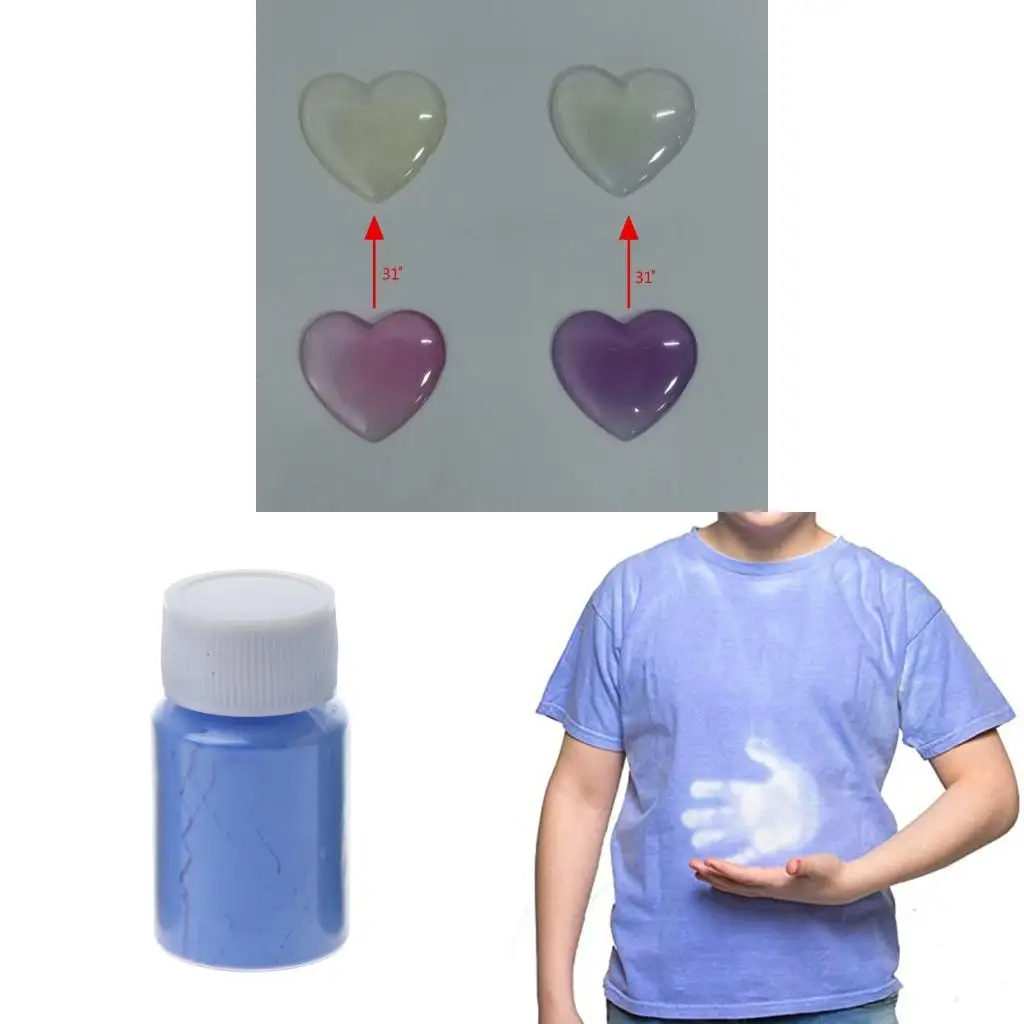  Temperature Activated Thermochromic Powder Pigment Perfect for Color Changing