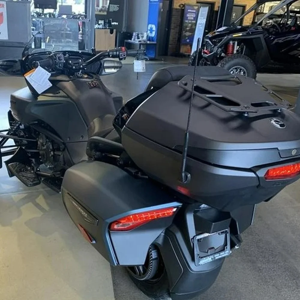 UTV Top Case Rack For Can-Am Spyder F3-T With Top Case F3 Limited 2017-2020 Rear Trunk Luggage Rack Top Case Bracket Accessories