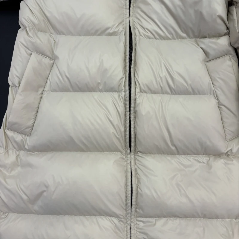 Schinteon – veste longue en duvet de canard blanc pour femme, vêtement d'extérieur doux et chaud et épais avec capuche, couleur unie, nouvelle image réelle, automne hiver 2025