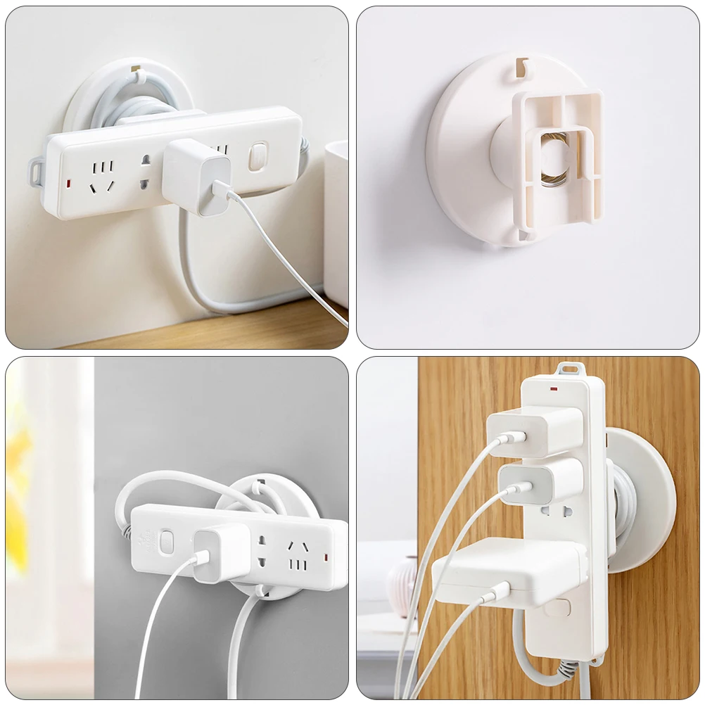 Rotary Socket Holder Premium ABS Material Wall Mountable Tool ganizer Strong Bearing Capacity Charging Storage Hanging Home