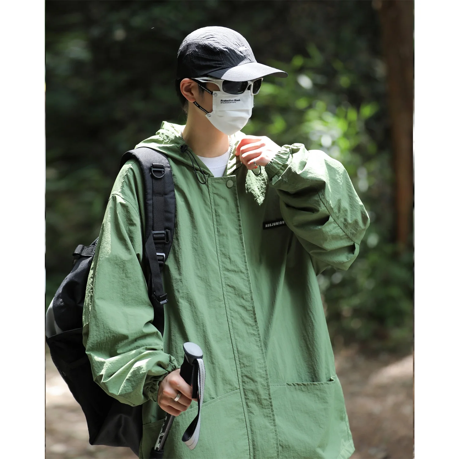 

Мужская свободная куртка с капюшоном для весны и осени, для активного отдыха, альпинизма, защиты от солнца, ветрозащитная, повседневная, модная, молодежная куртка