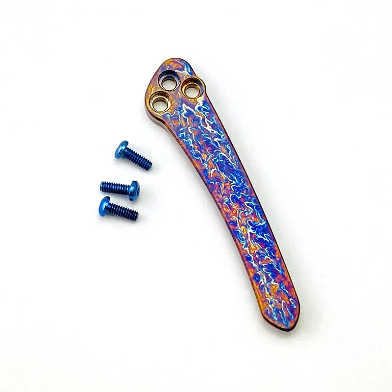 

1pcs Titanium Alloy Spider Back Clip Integrated CNC Pocket Knife Clip For Spider C81 Home DIY Knife Accessories