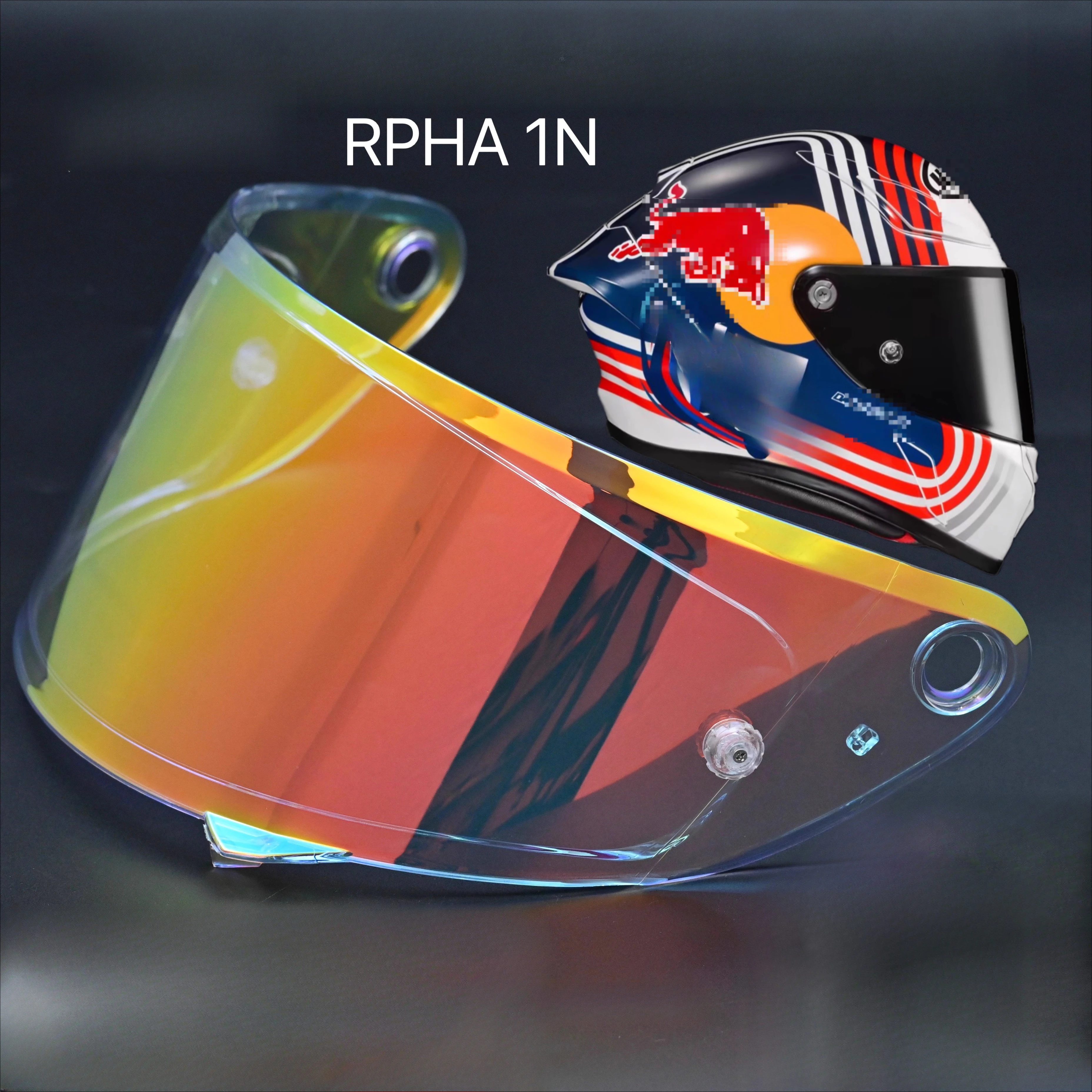 

For HJC RPHA1N Helmet Quattarola Helmet Lenses Motorcycle Full Helmet Electroplated Anti-Fog Lenses