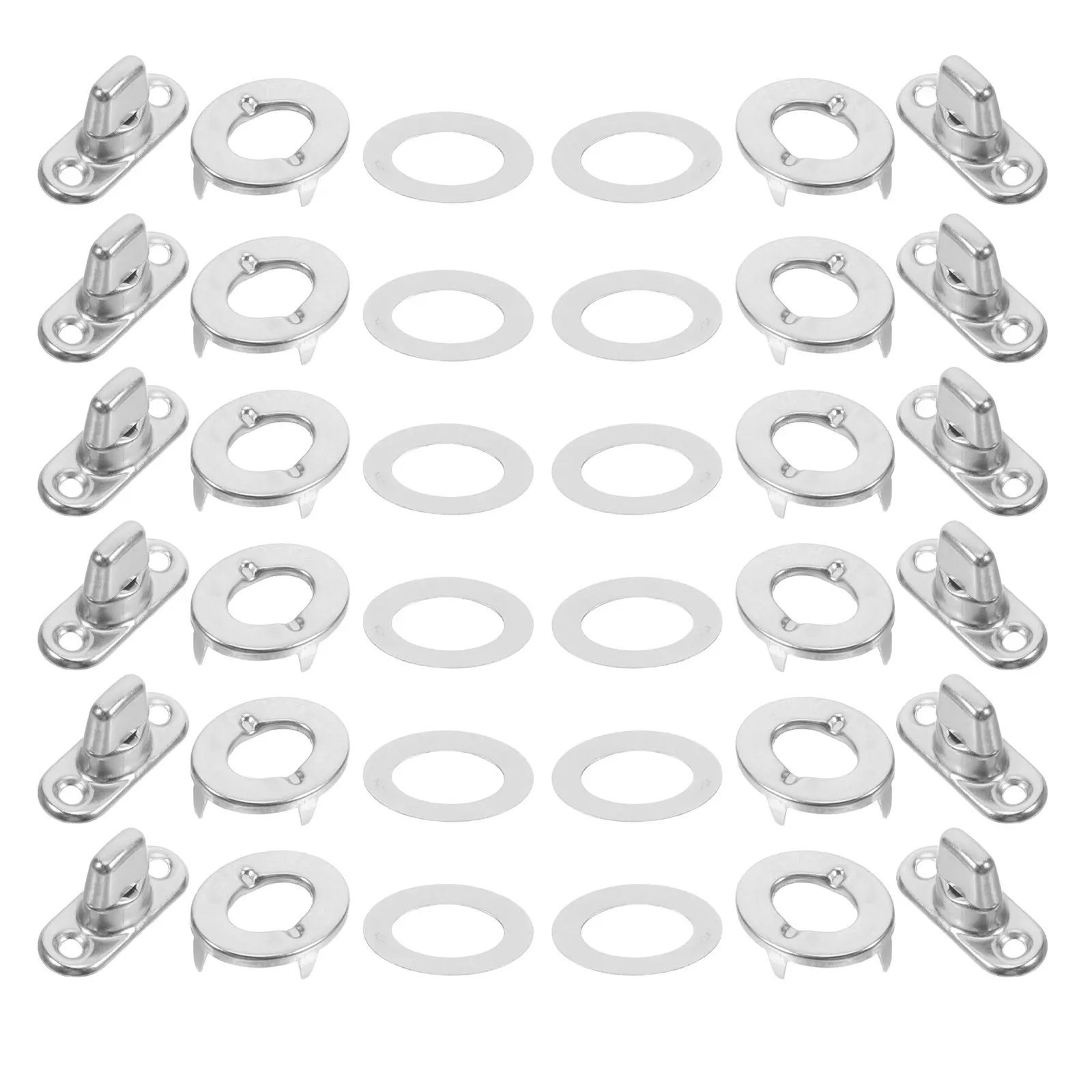 

25 комплектов металлических кнопок-застежек с отверстиями для крепления, для холстов, морских изделий, картинных рам, тканевых изделий, набор кнопок-защелок