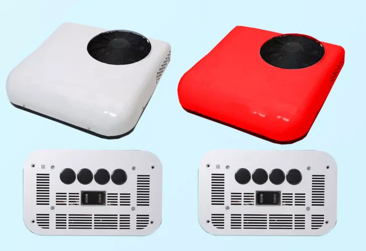 مكيف هواء للسيارة 12 فولت مكيف هواء معدل لتبريد السيارة 24 فولت مكيف هواء للشاحنة للأعمال RV Van #6