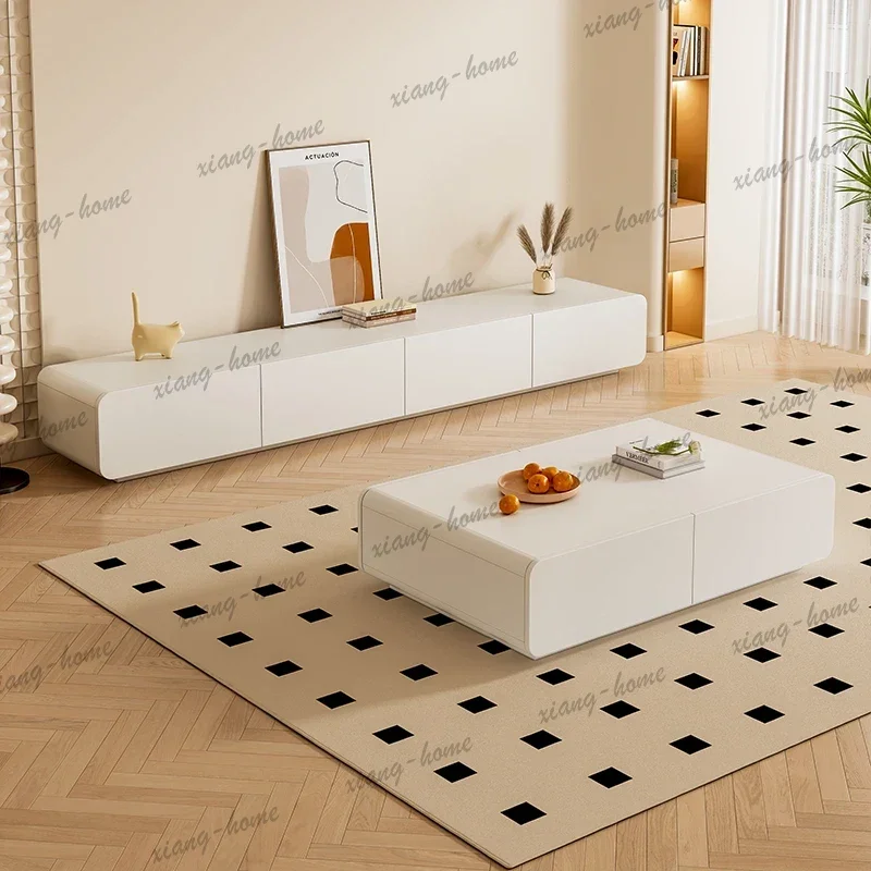 YJ Storage Modern Tv Stands Floor Nordic Minimalist Rustic Tv Stands Chinese Style Classic Meubles Télévision Furniture For Home
