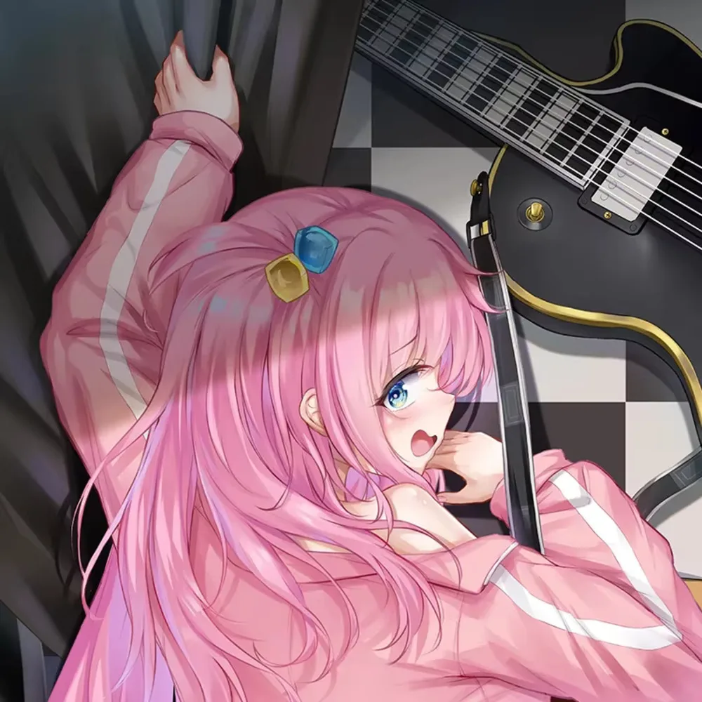 

Hitori Pillow Case Gotoh Anime Dakimakura BOCCHI THE ROCK Hing Full Body Sexy Cushion Cover Bedding Decor cover