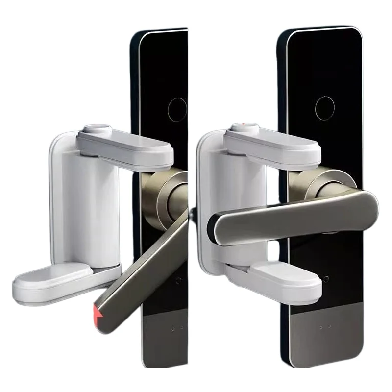 Anti Opening Door Child Handle Anti Opening Device Anti Cat And Pet Blocking Door Device Safety Lock No Need To Punch The Door