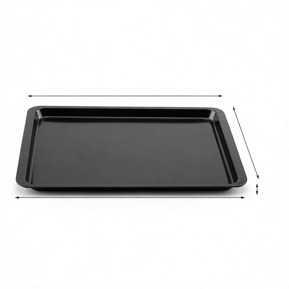 Kitchen Essentials Baking Tray - Bandeja rectangular para hornear de acero