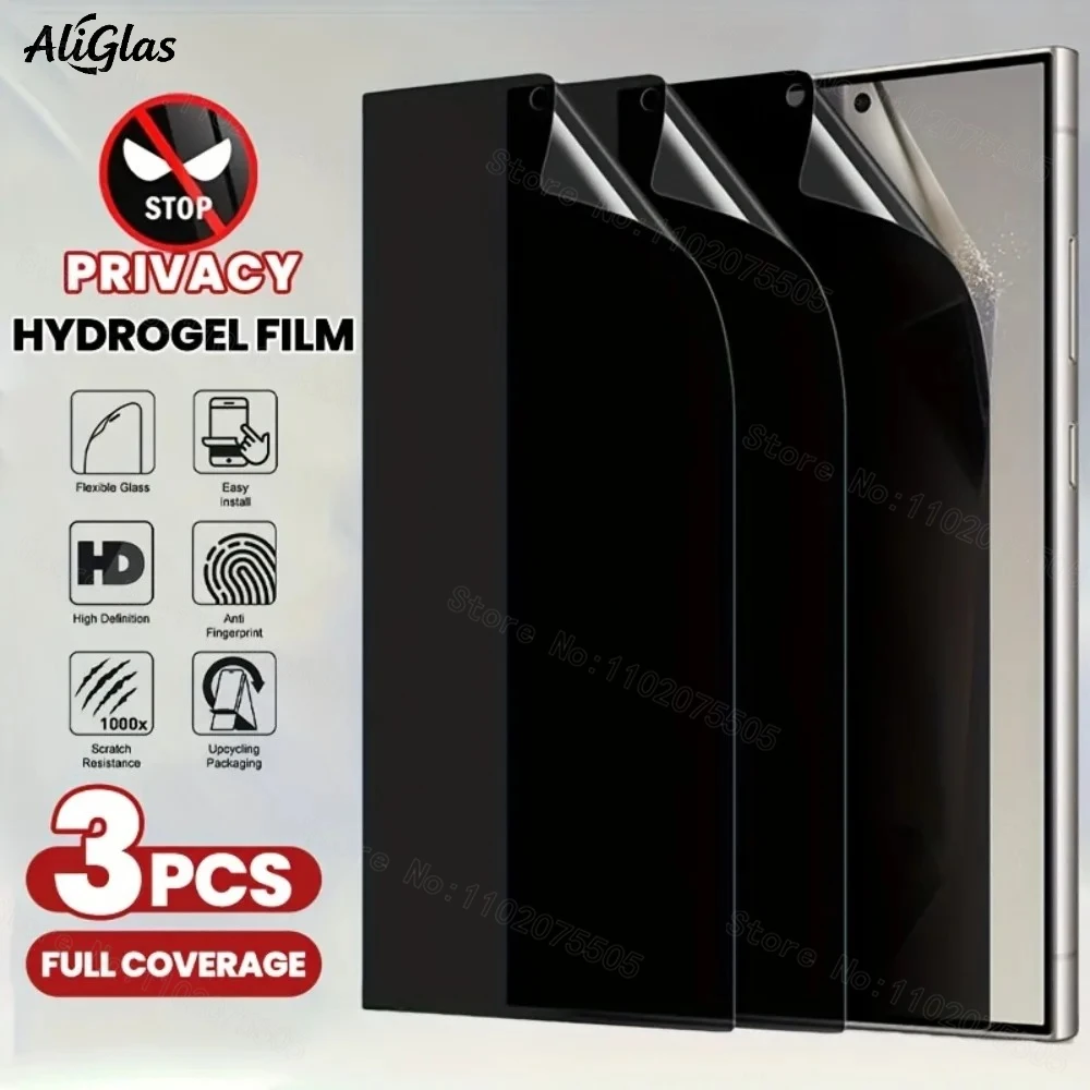 

Anti Spy Hydrogel Film for Samsung Galaxy S26 S25 S23 Ultra S22 S21 Plus Privacy Hydrogel Film for galaxy S24 S23 FE S25 Edge