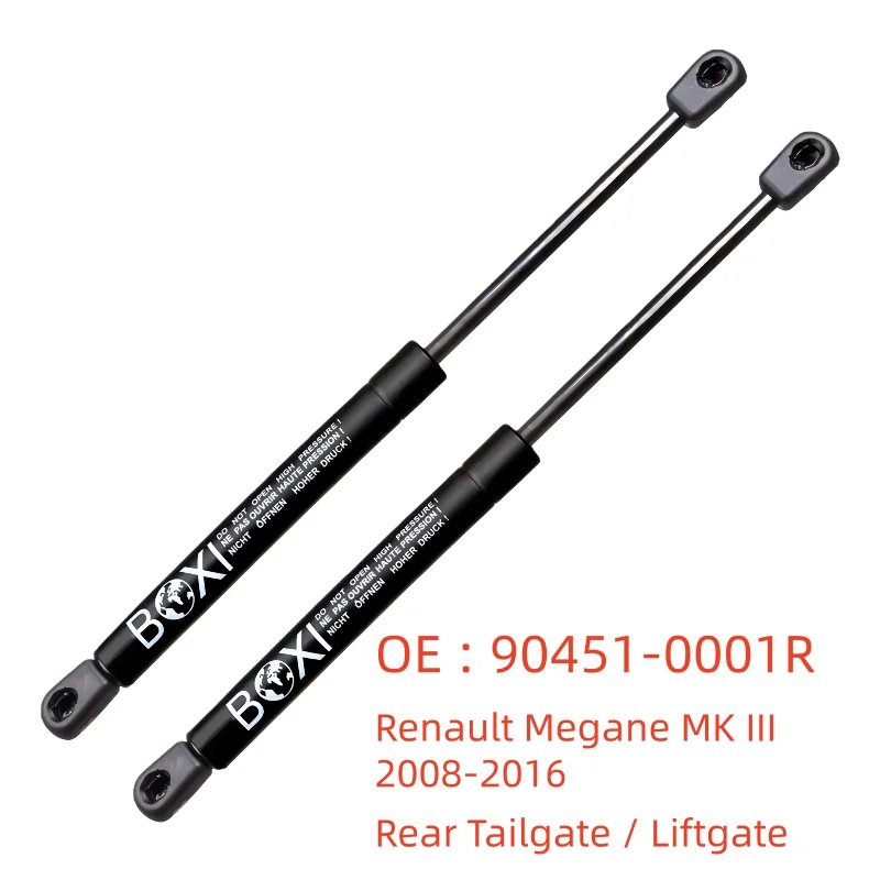 

BOXI 2Pcs Hatchback Tailgate Boot Shock Gas Spring Tailgate Lift Support Prop 90451-0001R For Renault Megane MK III 2008-2016