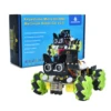 Keyestudio 4WD Microbit V2 Robot Car Kit Mecanum Smart Robot For micro:bit Robot Kit STEM Robot Car Python Programming Robot Kit 1