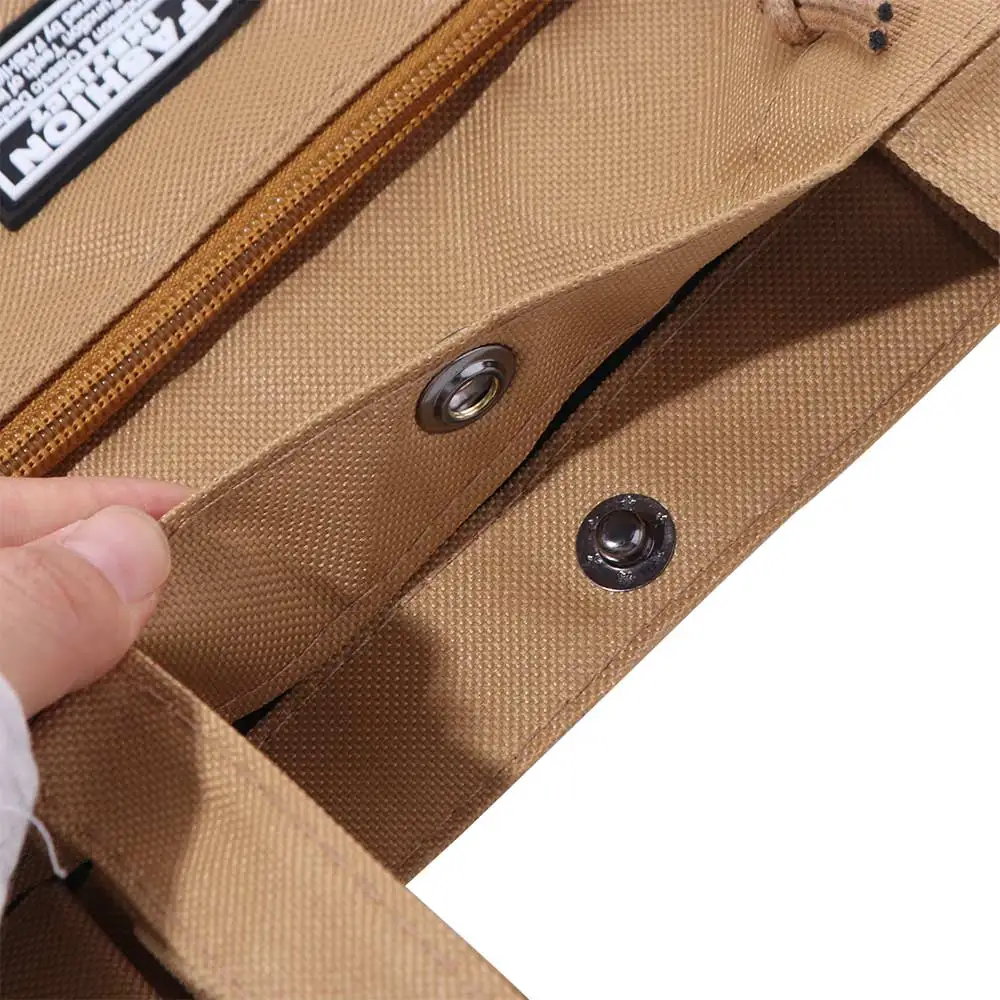 

Casual Male Commuting Tote Bag Oxford Cloth Large Capacity Canvas Shoulder Bag Fashion Versatile Lightweight Handbag Daily Use