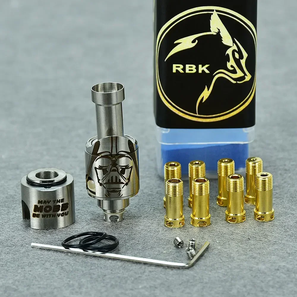 WOLFCOOLVAPE Monarchy MOBB M2 LE Vader RBA สะพาน 316SS Fit Boro Billet กล่อง BB 1-3.5 มม.การไหลของอากาศ Pins Vape Rebuildable ถัง