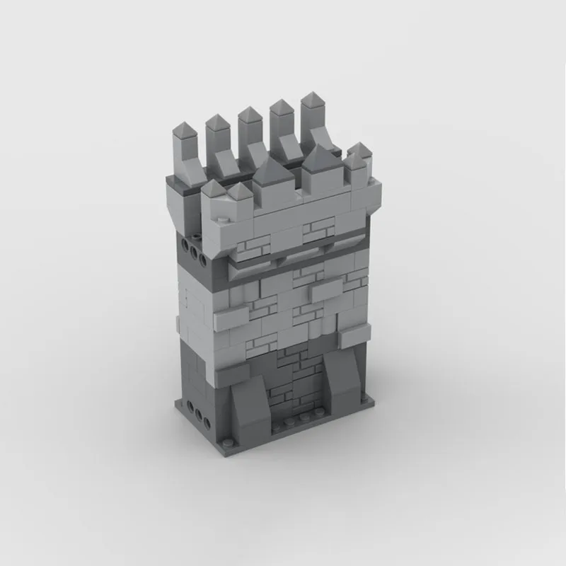 Juego de bloques de construcción de castillo Medieval para niños, de pared Modular juguete de montaje creativo, regalo de vacaciones único para niños, 181 piezas