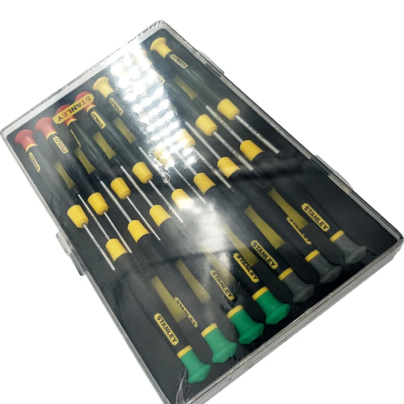 Stanley 66-381-23 Screwdriver Precision Cross Slotted Miter Plum Blossom Electronic Clock Driver Small Screwdriver Set